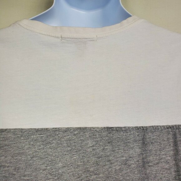 Forever 21 Mens Crew Neck Short Sleeve Tshirt White Gray Size M - Picture 7 of 12